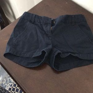 Chino navy jcrew shorts- 3 in inseam